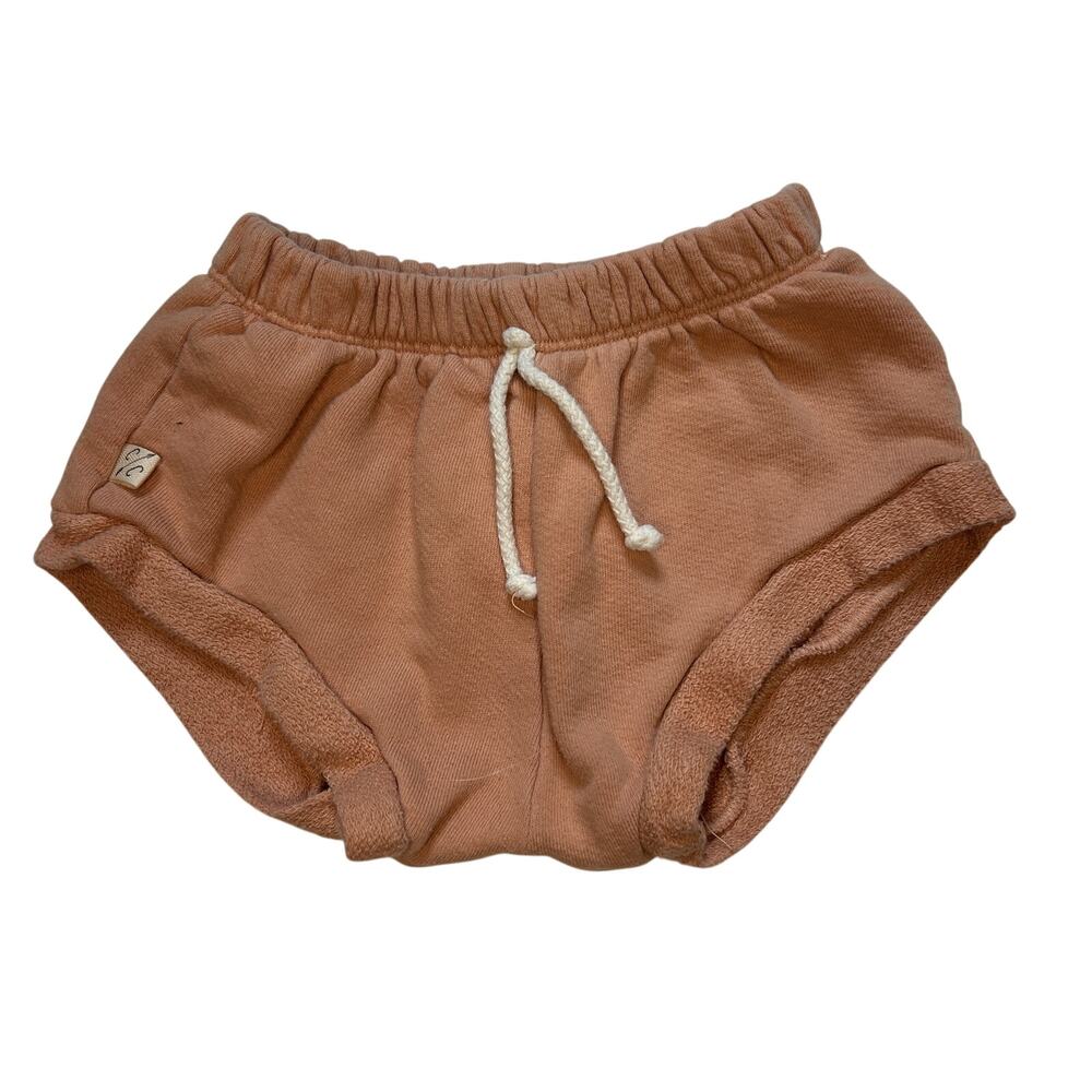 Childhoods Clothing Mauve / Terracotta French Terry Shorts - 5T